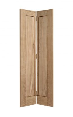 LPD Pre-finished Oak Mexicano Bi-fold - Imperial Size Internal DoorLPD Pre-finished Oak Mexicano Bi-fold - Imperial Size Internal Door