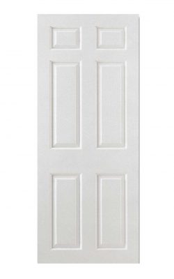 LPD White Moulded Smooth 6-Panel Square Top FD30 Fire DoorLPD White Moulded Smooth 6-Panel Square Top FD30 Fire Door