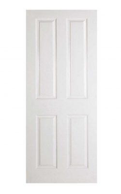 LPD White Moulded Textured 4-Panel FD30 Fire DoorLPD White Moulded Textured 4-Panel FD30 Fire Door