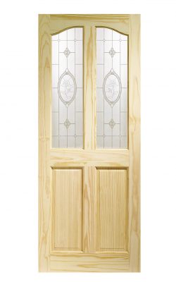 XL Joinery Rio Clear Pine Crystal Rose Glass Internal Glazed DoorXL Joinery Rio Clear Pine Crystal Rose Glass Internal Glazed Door