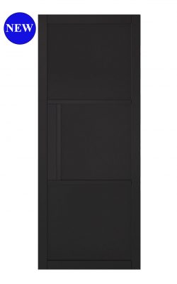 LPD Black Tribeca 3 Panel Solid Internal DoorLPD Black Tribeca 3 Panel Solid Internal Door