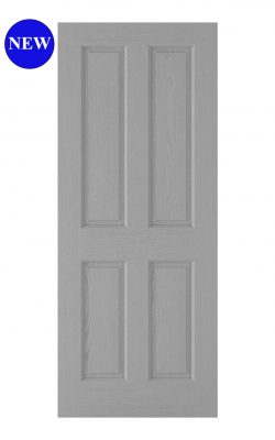 LPD Moulded Textured 4 Panel Fire Door GreyLPD Moulded Textured 4 Panel Fire Door Grey