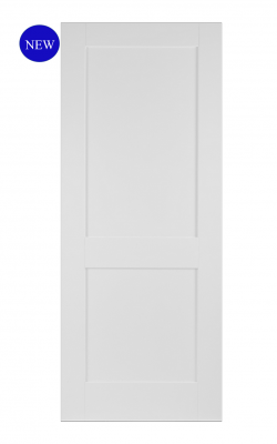 Mendes Deluxe White Primed 2 Panel Shaker Internal DoorMendes Deluxe White Primed 2 Panel Shaker Internal Door