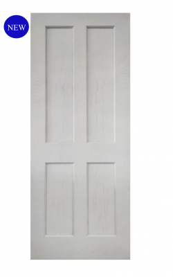 Mendes Essex White Primed Oak 4 Panel Internal DoorMendes Essex White Primed Oak 4 Panel Internal Door