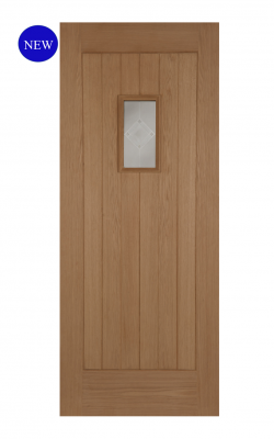 Mendes Thermally Rated Hillingdon Oak Glazed External DoorMendes Thermally Rated Hillingdon Oak Glazed External Door