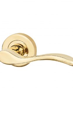LPD Ariel Polished Brass Privacy Hardware Handle PackLPD Ariel Polished Brass Privacy Hardware Handle Pack