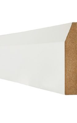 LPD White Wrapped Chamfered Skirting (4x 3m Lengths Per Pack)LPD White Wrapped Chamfered Skirting (4x 3m Lengths Per Pack)