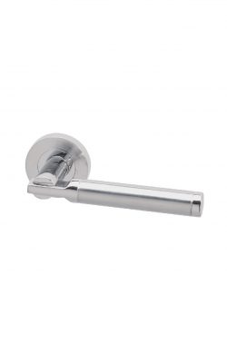 XL Joinery Tiber on Round Rose Fire Door Handle PackXL Joinery Tiber on Round Rose Fire Door Handle Pack